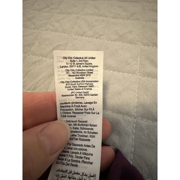 NWT Avenue Studio SZ 20 Flutter Cuff Ready For Work Wear Color Berry - Picture 11 of 11